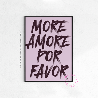 More Amore, Por Favor