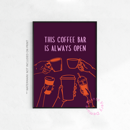 This Coffee Bar Is Always Open