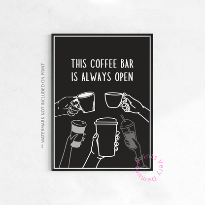 This Coffee Bar Is Always Open