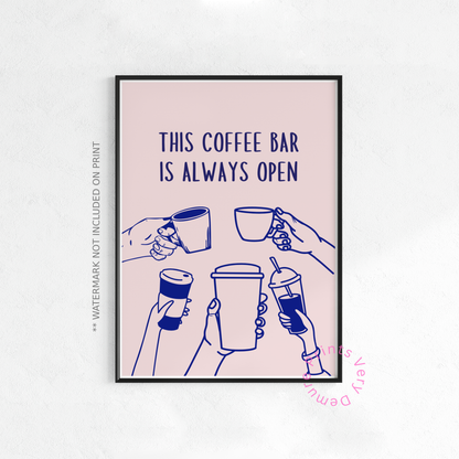 This Coffee Bar Is Always Open