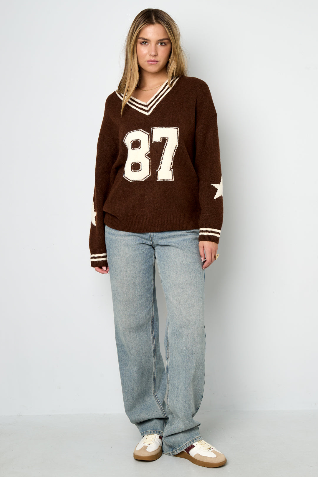 Big Apple Varsity Knit Sweater